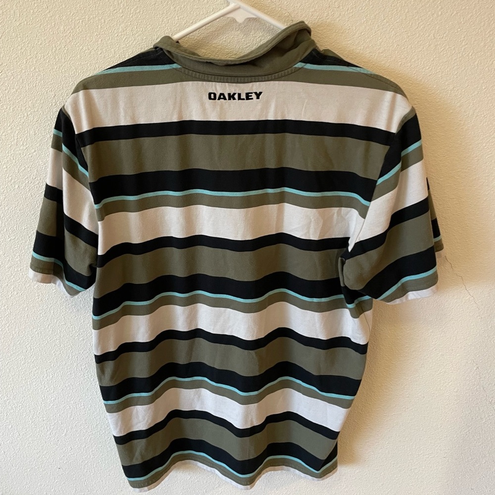 Oakley Shirt Vintage 2000’s Y2K Striped size Large - Picture 3 of 3